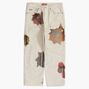 Supremo Nate Lowman Pintor de doble rodilla Pant Natural