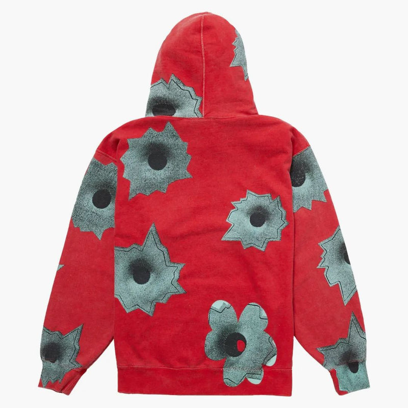 Supreme Nate Lowman Hooded Sweatshirt Red