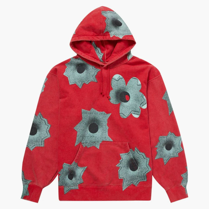 Supreme Nate Lowman Hooded Sweatshirt Red