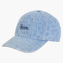 Supreme Needle Punch Denim 6-Panel Blue