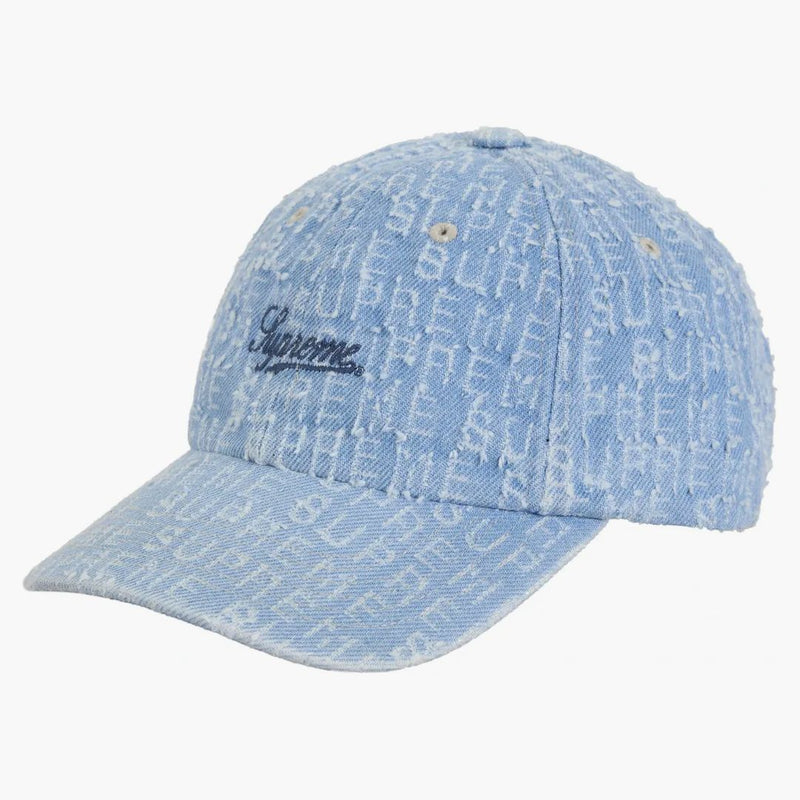 Nejvyšší jehla punch džínovina 6-panel modrá