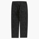 Supreme Needle Punch Regular Jean Washed Black