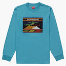 Supreme Needelpoint Patch l/s Top Dusty Teal