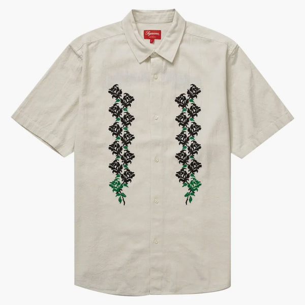 Supreme Needlepoint S/S Shirt White
