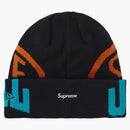 Supreme New era 2-tone logo beanie black