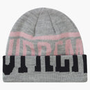 Supreme New era 2-tone logo beanie Heather gray