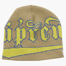 New era accent beanie khaki