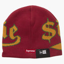 New era accent beanie cardinal