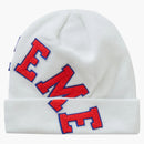 Supreme New Era Big Arc Beanie White