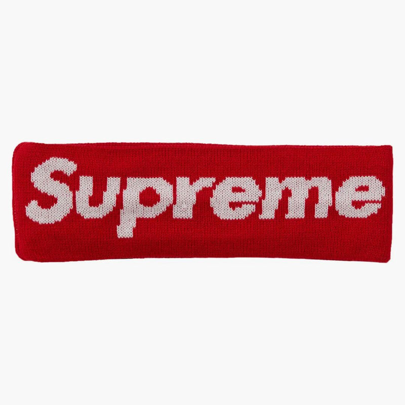 Supreme New Era Big Logo Head Band (FW18) Red