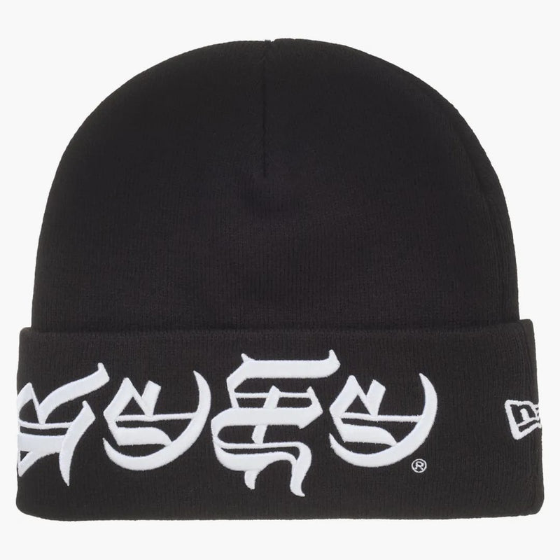 Supreme New era Blacklettter beanie black