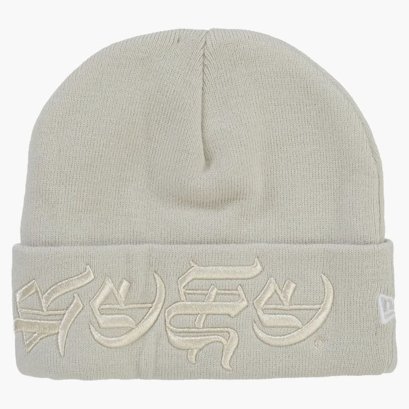 Supreme New era blackletters beanie stone