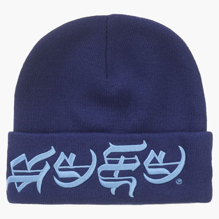 Nejvyšší nová éra Blacklettter Beanie Washed Navy