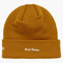 Supreme New Era Box Logo Beanie (FW18) Mostarda