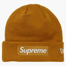 Supreme New Era Box Logo Beanie (FW18) Mostarda