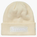 Supreme New Era Box Logo Beanie (FW18) Natural