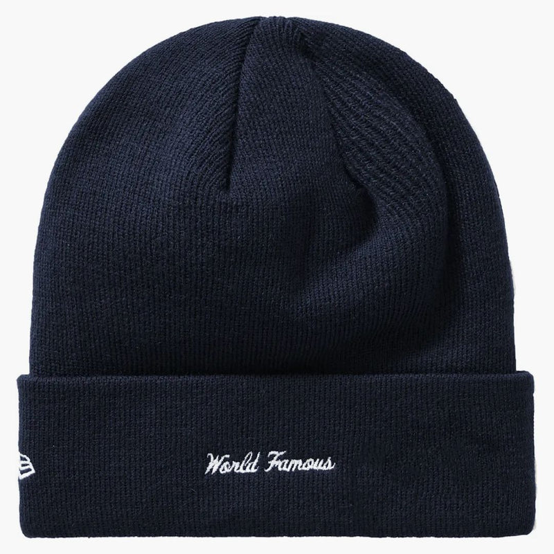 Supreme New Era Box Logo Beanie (FW19) Navy