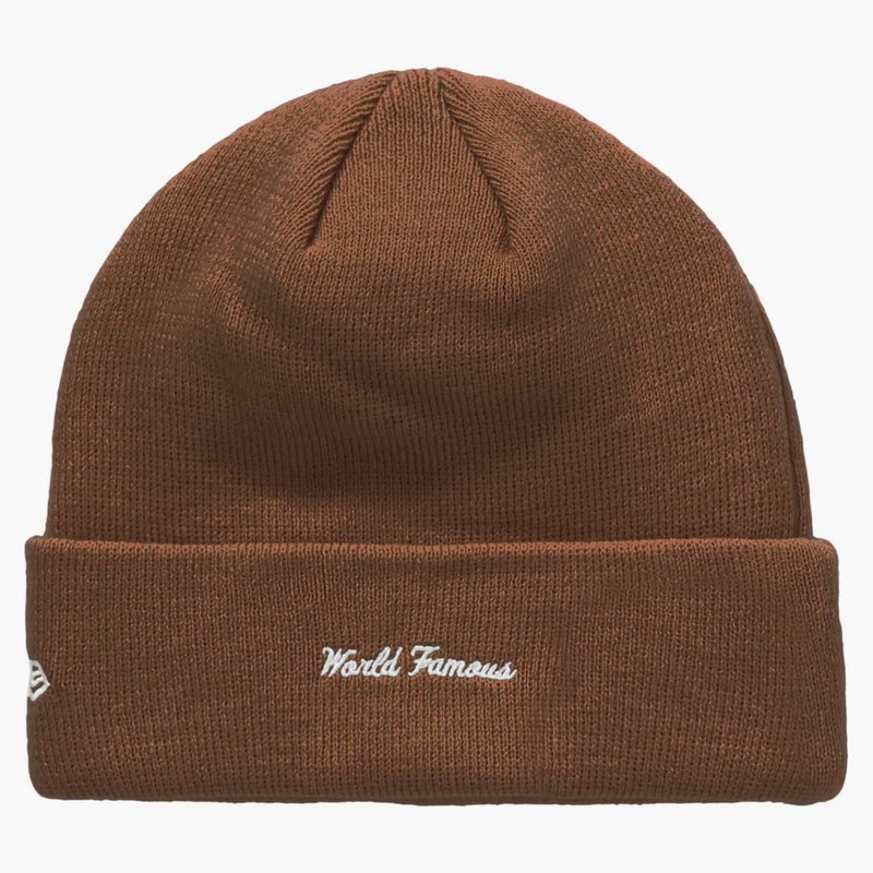 Supreme New Era Box Logo Beanie (fw21) Dark Brown