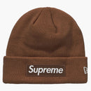 Supreme New Era Box Logo Beanie (fw21) Dark Brown