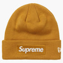 Supreme New Era Box Logo Beanie (FW21) Lätt senap