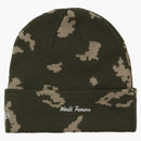 Nejvyšší nová logo ERA Box Beanie (FW21) Olive Russian Camo