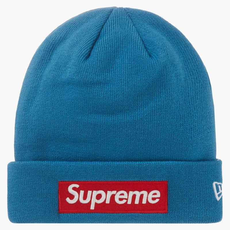 Supreme New Era Box Logo Beanie (fw22) Blue