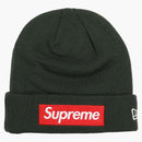 Nejvyšší nová boxová beanie (FW22) tmavá borovice