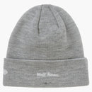 Supreme New Era Box Logo Beanie (FW22) Heather Gray
