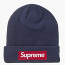 Supreme New Era Box Logo Beanie (fw24) Navy