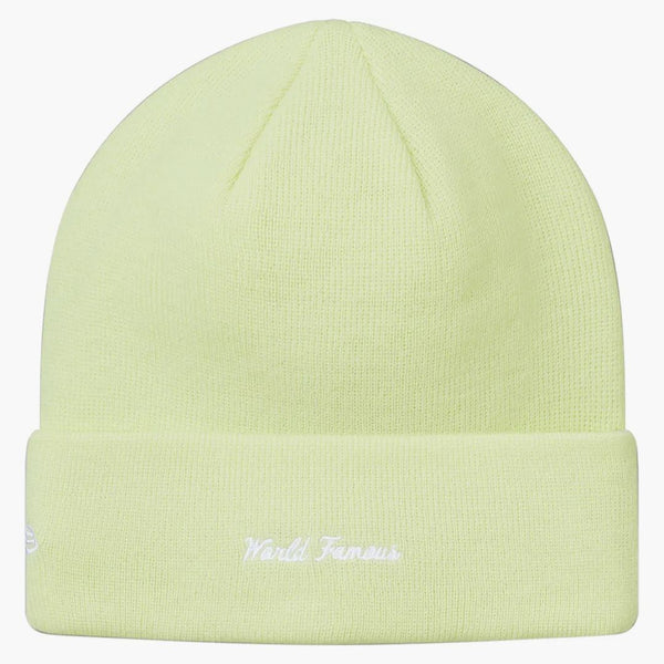 Nejvyšší nová logo ERA Box Beanie (FW17) bledé vápno