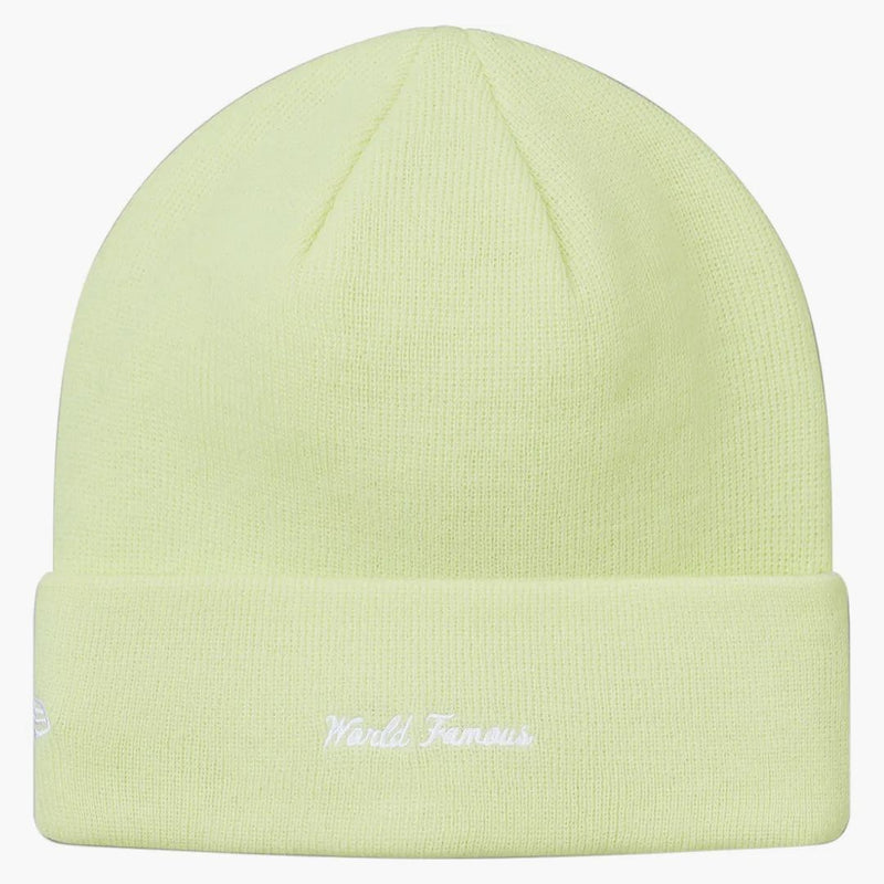 Nejvyšší nová logo ERA Box Beanie (FW17) bledé vápno