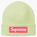 Supreme New Era Box Logo Beanie (FW17) Pale Lime