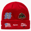 Supreme New era championship beanie red