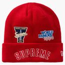 Supreme New era championship beanie red