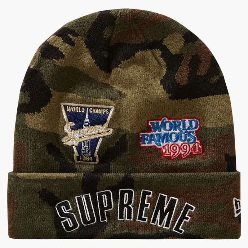 Supremo New Era Championship Beanie Woodland camo