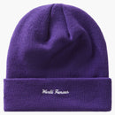 Nejvyšší nová éra křížové box logo Beanie fialová