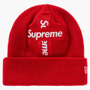 Supreme New era cross box logo beanie red