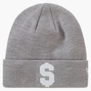 Supreme New era $ beanie Heather gray