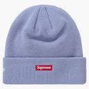 Supreme New era $ beanie light purple
