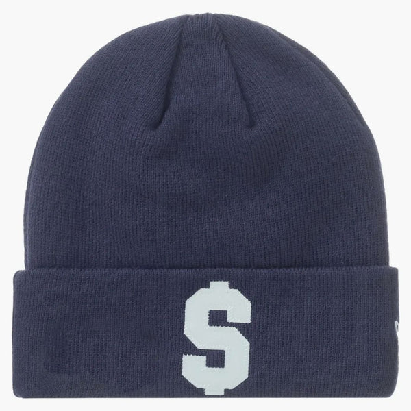 Supreme New Era $ Beanie Navy
