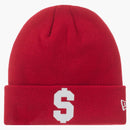 Supreme New era $ beanie red