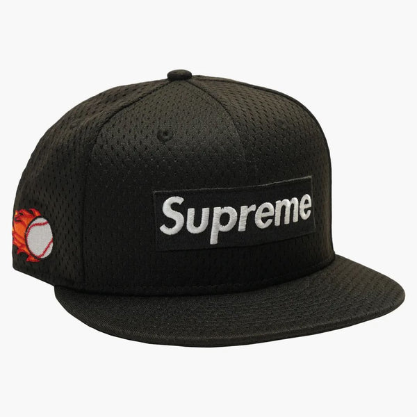 Supreme New Era Mesh Box Logo Cap Black