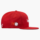 Supreme New Era Mesh Box Logo Cap Red