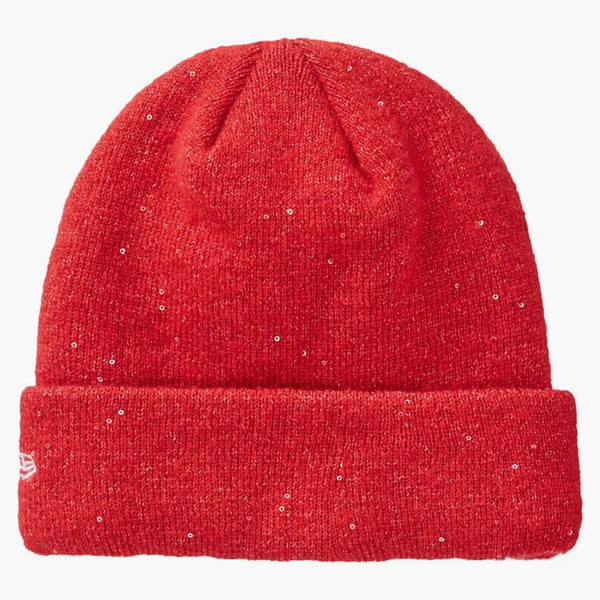 Nejvyšší nová éra Metallic Arc Beanie Red