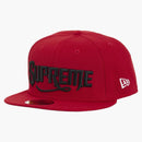 Supreme New Era Mister Cartoon 59fifty Fitted Cap Red