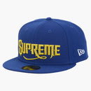Supreme New era Mister Cartoon 59fifty Fitted Cap Light Royal