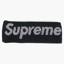 Supreme New Era Refleksyjna opaska na głowę logo (FW 17) Czarna