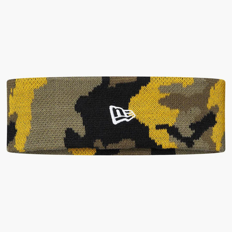 Supreme New era Reflective Logo Headband (FW 17) Yellow Camo