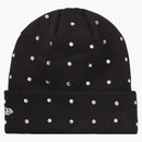 Supreme New era rhinestone beanie black