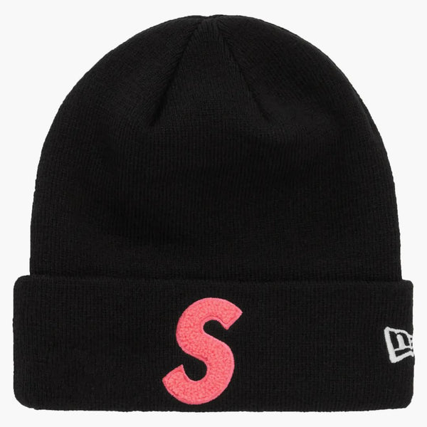 Nejvyšší nová éra logo Beanie (FW 19) Černá